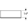 Шкаф-пенал GEBERIT ACANTO 500,637.JK.2 45 см